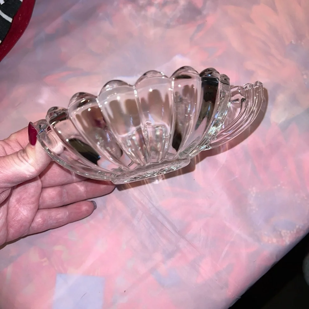 HELSEY Clear Glass Jam Dish